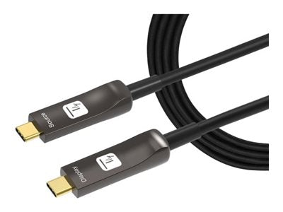 TECHLY USB-C Kabel AOC Fiber M/M 15m - Vorderansicht