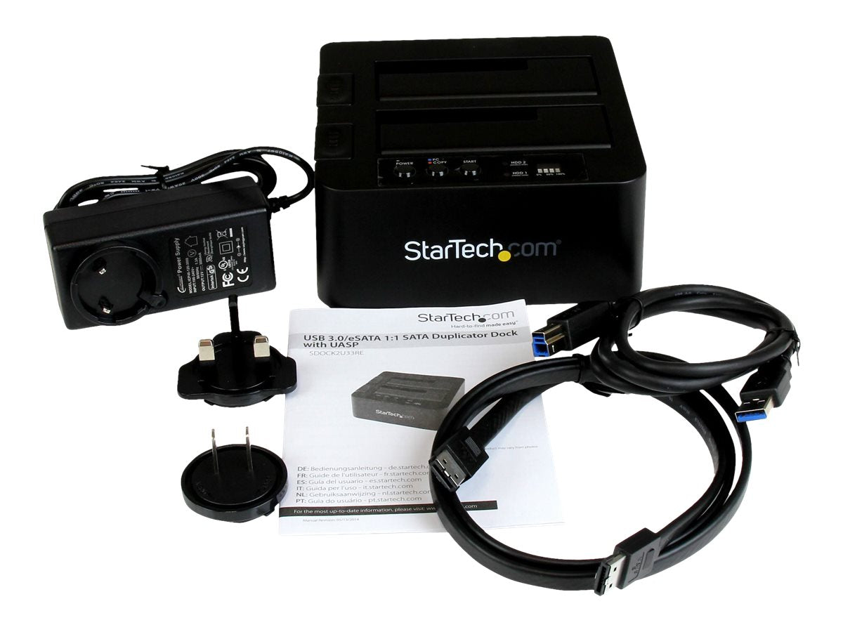 STARTECH.COM USB 3.0/eSATA Festplatten Duplizierer Dock in Verpackung