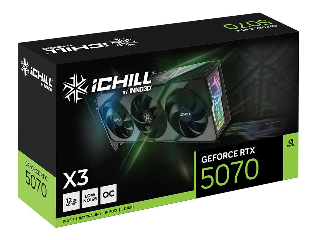 INNO3D GeForce RTX 5070 iChill X3 12GB GDDR7 3xDP 1xHDMI