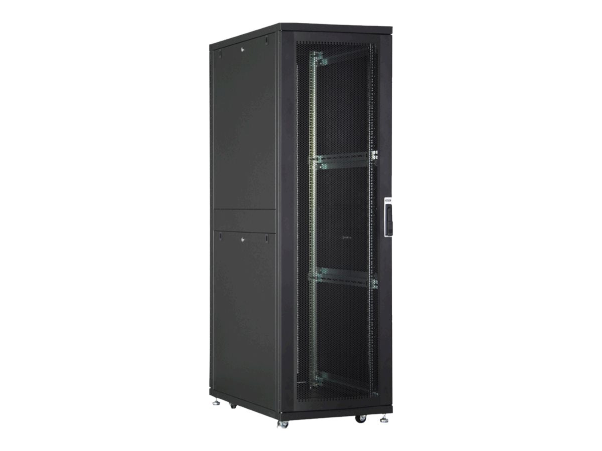 DIGITUS Serverschrank 48,3cm 19Zoll 26HE grau Vorderansicht