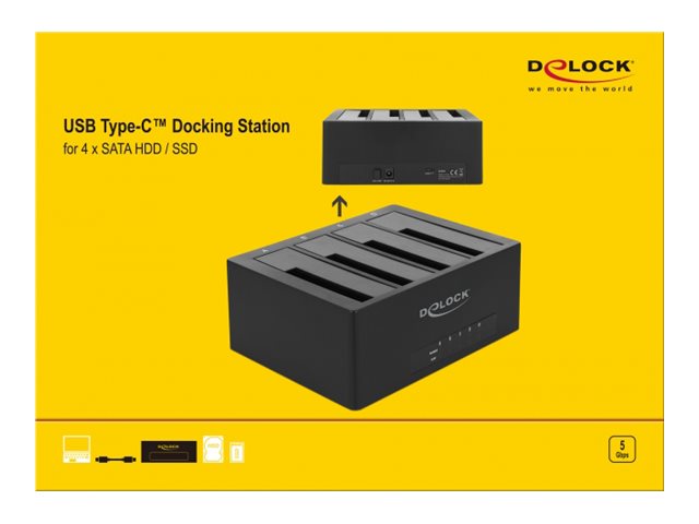 DELOCK USB Type-C Dockingstation Verpackung