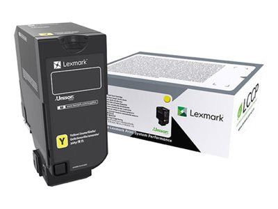 LEXMARK High Yield Gelb Toner Regular Open Channel CRTG / 10.000pgs (CS/X727/CS728)