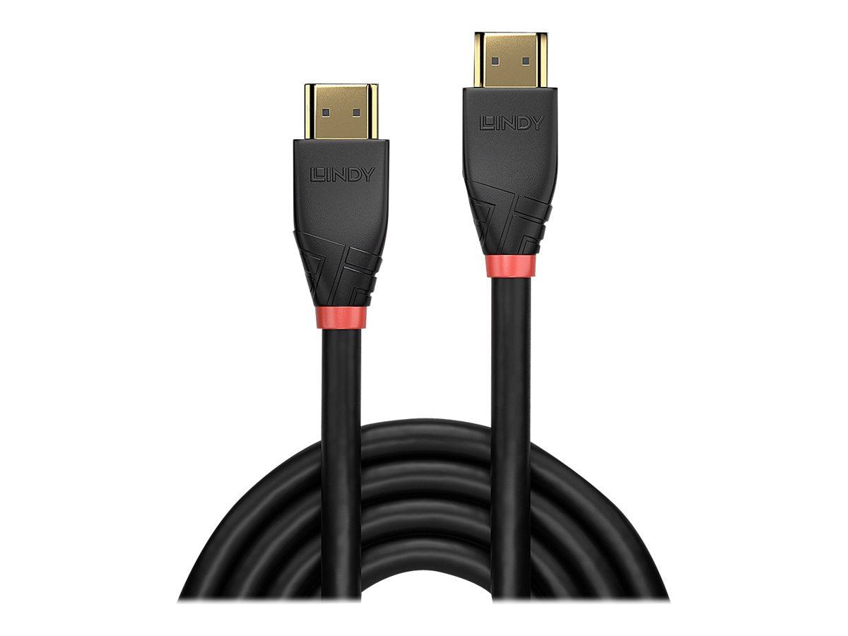 LINDY Aktives 15m HDMI 2.0 18G Kabel Vorderansicht
