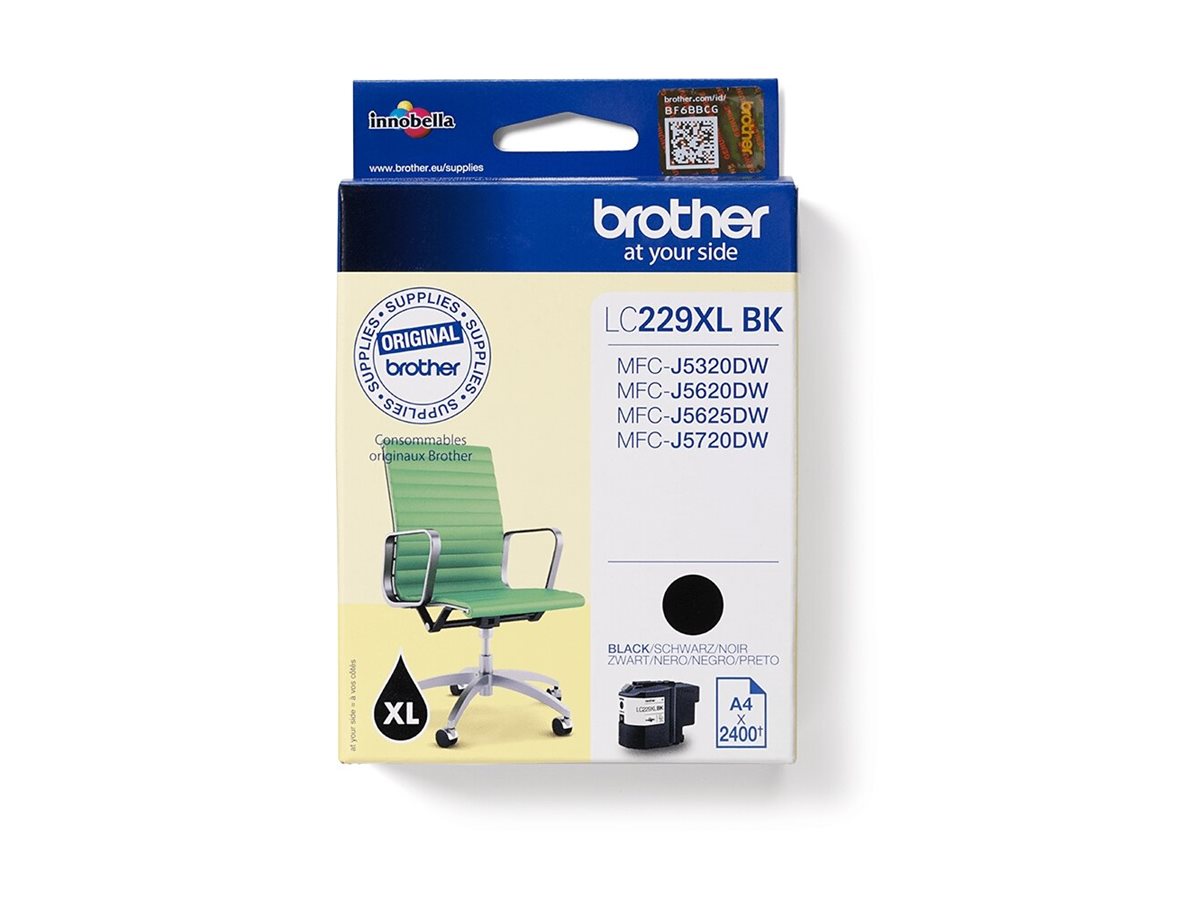 BROTHER LC-229XL Tinte schwarz Verpackung