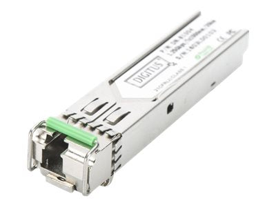 DIGITUS 1.25 Gbps BiDi WDM SFP Module Up to 20km with DDM support Singlemode LC Simplex Connector 1000Base-LX Tx1550nm/Rx1310nm