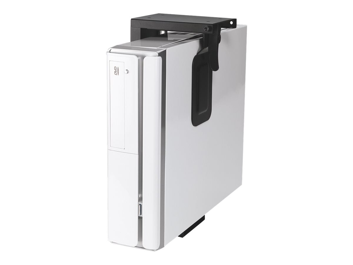 VALUE Mini-PC-Halter schwarz Vorderansicht
