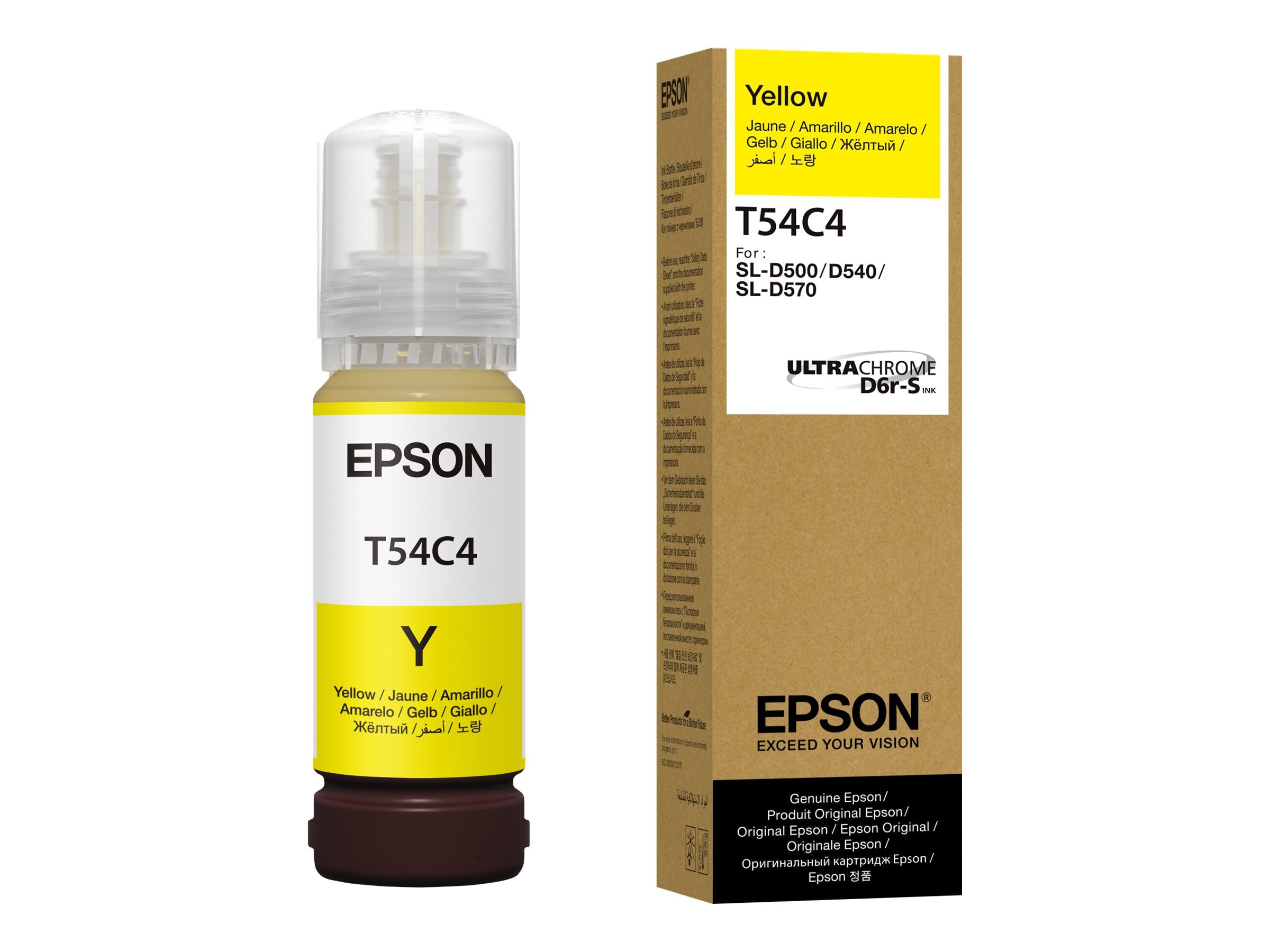 EPSON 4LB T54C Yellow SURELAB SL-D500 Verpackung