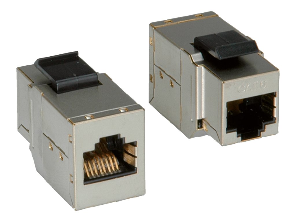 ROLINE RJ-45 Kupplung Keystone geschirmt Kat.6 Class E - Verpackung