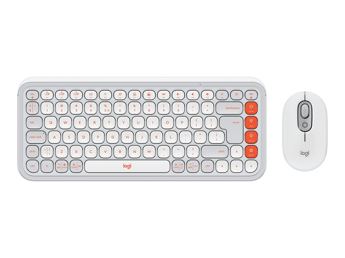 LOGITECH POP ICON COMBO - OFF WHITE (US) Vorderansicht