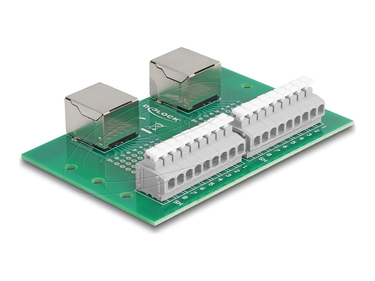 DELOCK RJ45 Netzwerkadapter Vorderansicht