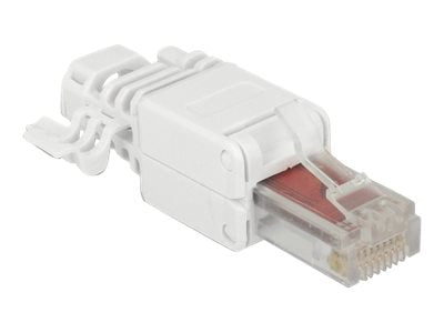DELOCK RJ45 Stecker Cat.6 UTP werkzeugfrei 2 Stück - Vorderansicht