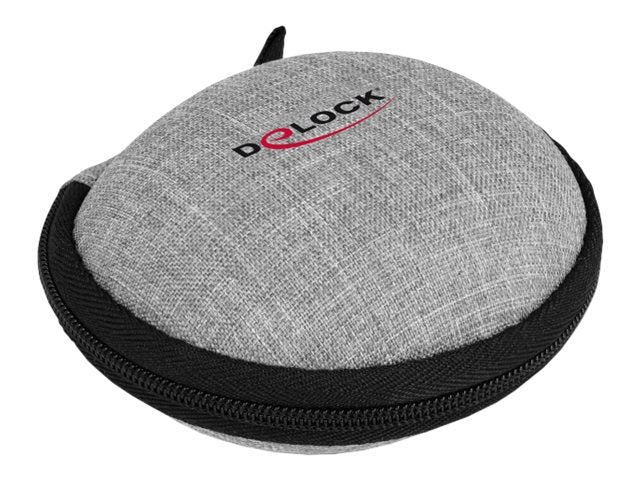 DELOCK Kopfhörer Schutztasche Vorderansicht