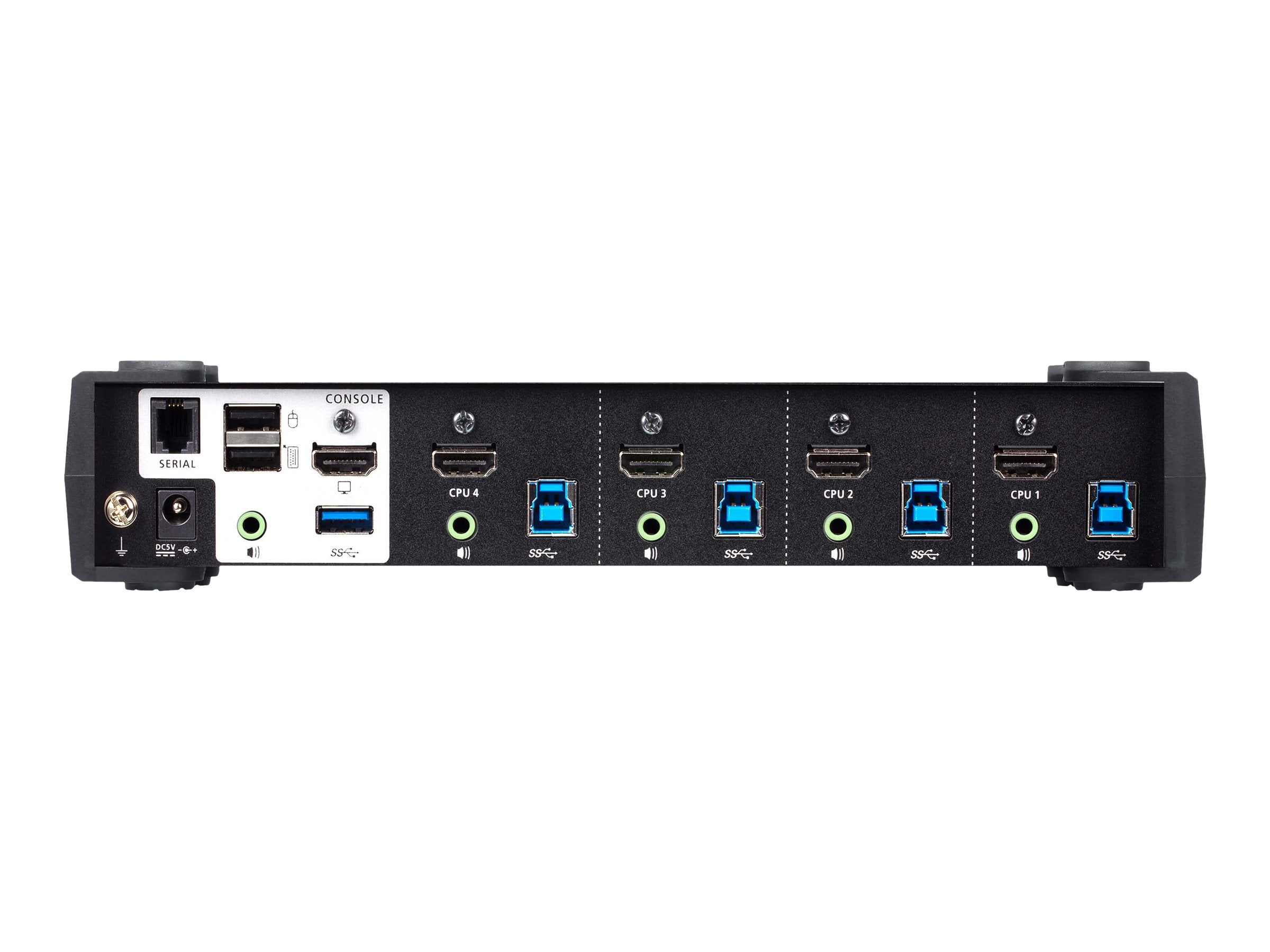 ATEN CS1824 4-Port USB 3.0 HDMI KVM Switch Detailansicht