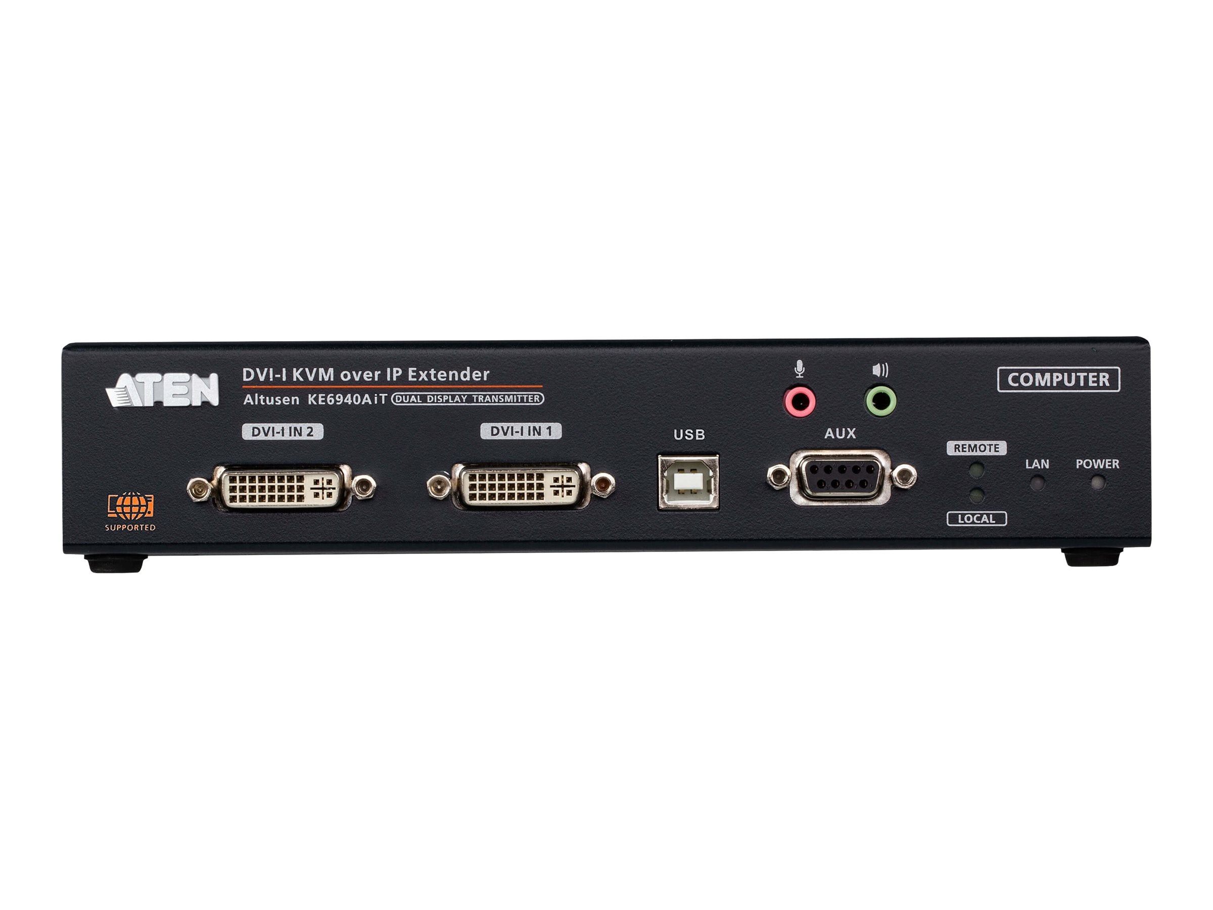 ATEN KE6940AIT FHD Dual DVI KVM over IP Transmitter Verpackung