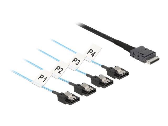 DELOCK OCuLink SFF-8611 Kabel Vorderansicht