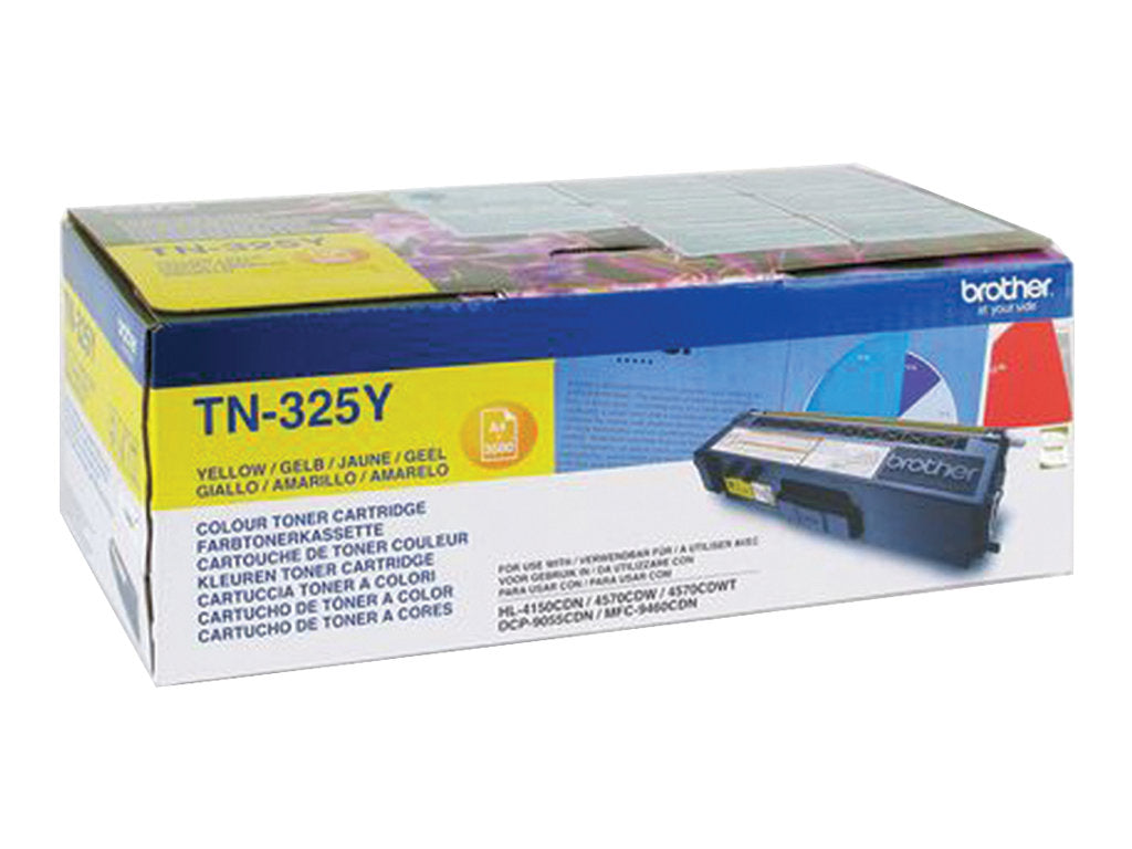 BROTHER TN-325 Toner gelb Vorderansicht