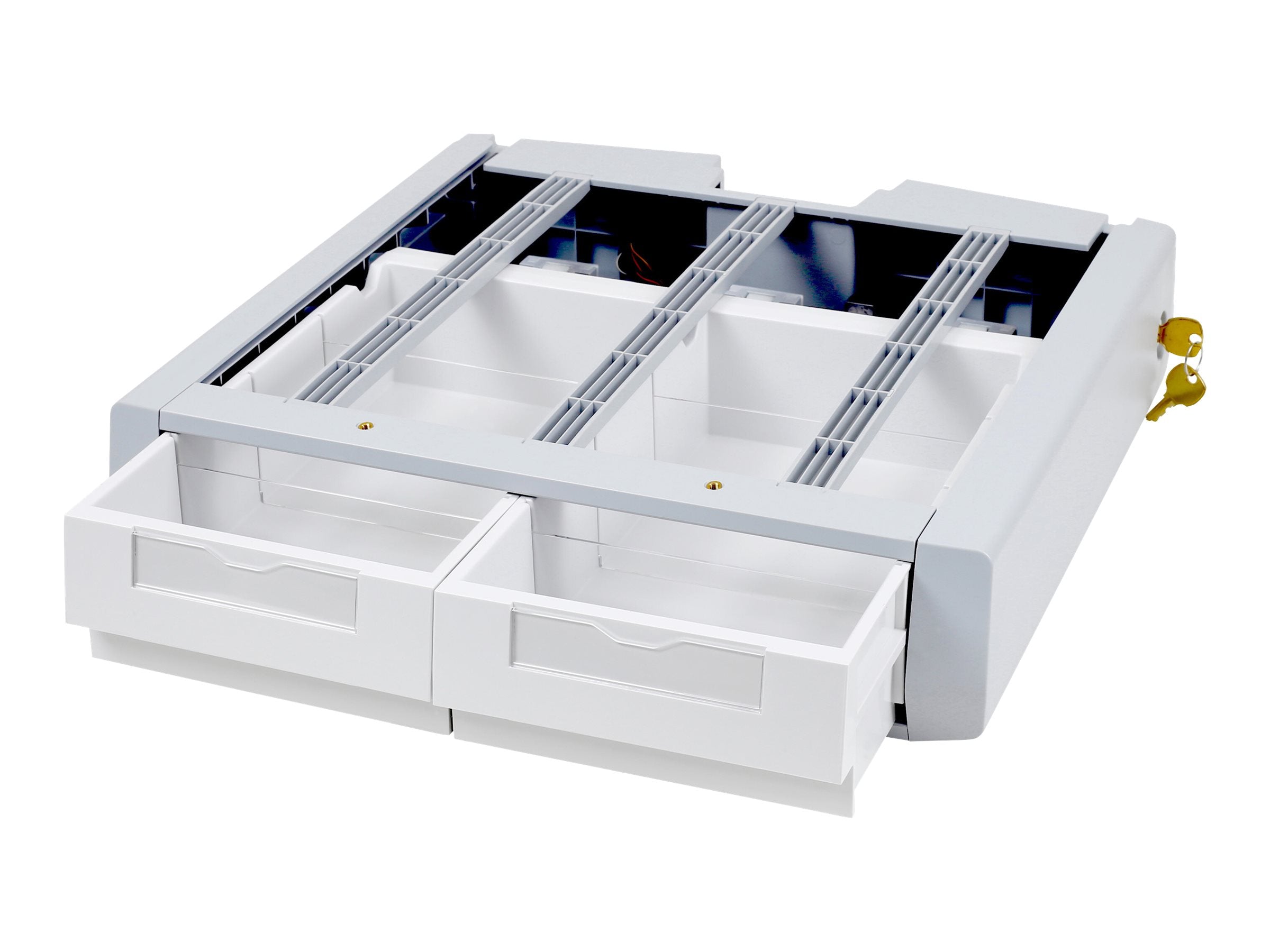 ERGOTRON SV-Aufbewahrungsschublade doppelt - Vorderansicht