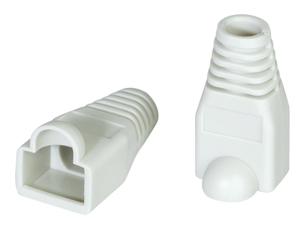 ROLINE Knickschutztülle grau für RJ-45 Vorderansicht
