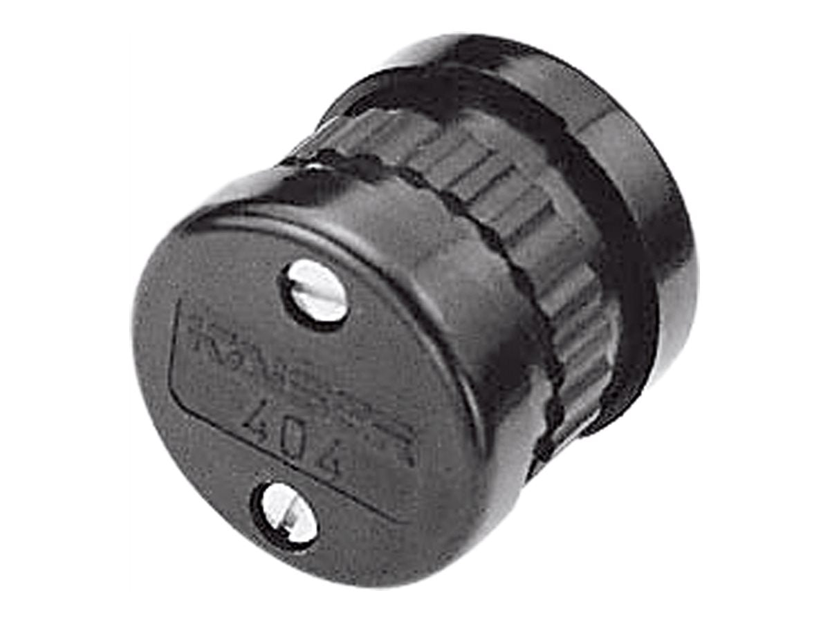 BACHMANN Abzweigdose für Flachleitung H05RN H2x1,5mm schwarz - Vorderansicht