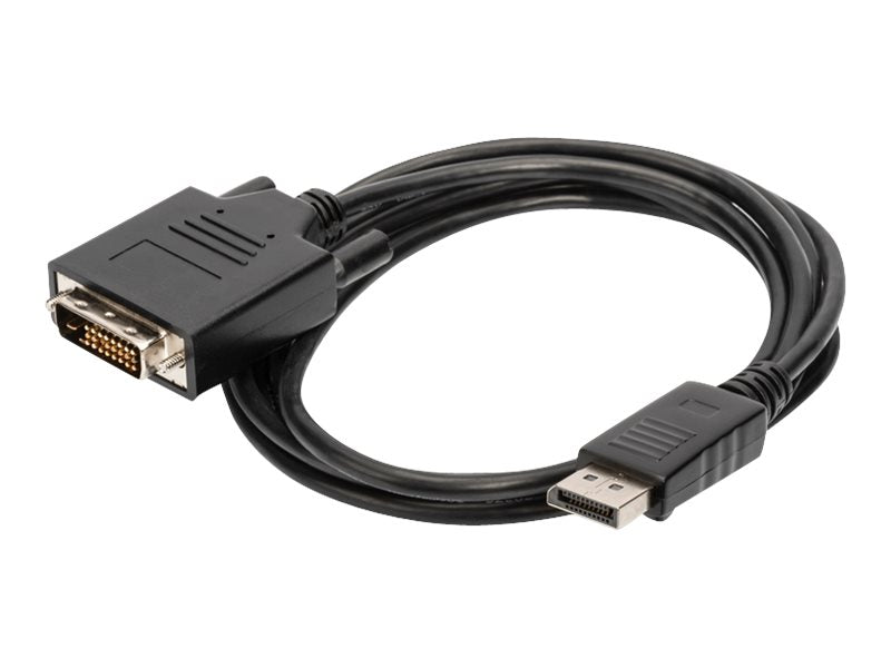DIGITUS DisplayPort-Adapterkabel DP - DVI 24 + 1 St/St 2,0m Vorderansicht