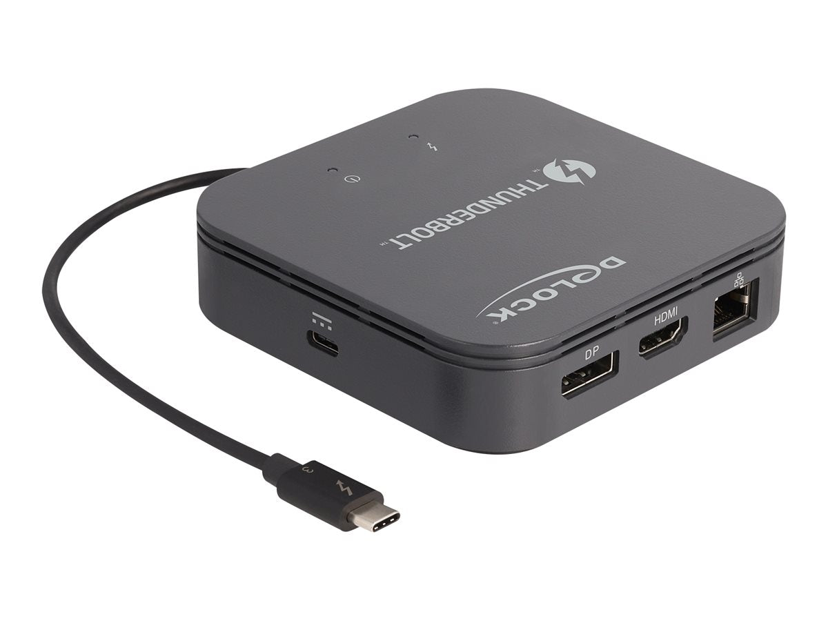 DELOCK Thunderbolt 3 Mini Dockingstation 8K - Vorderansicht