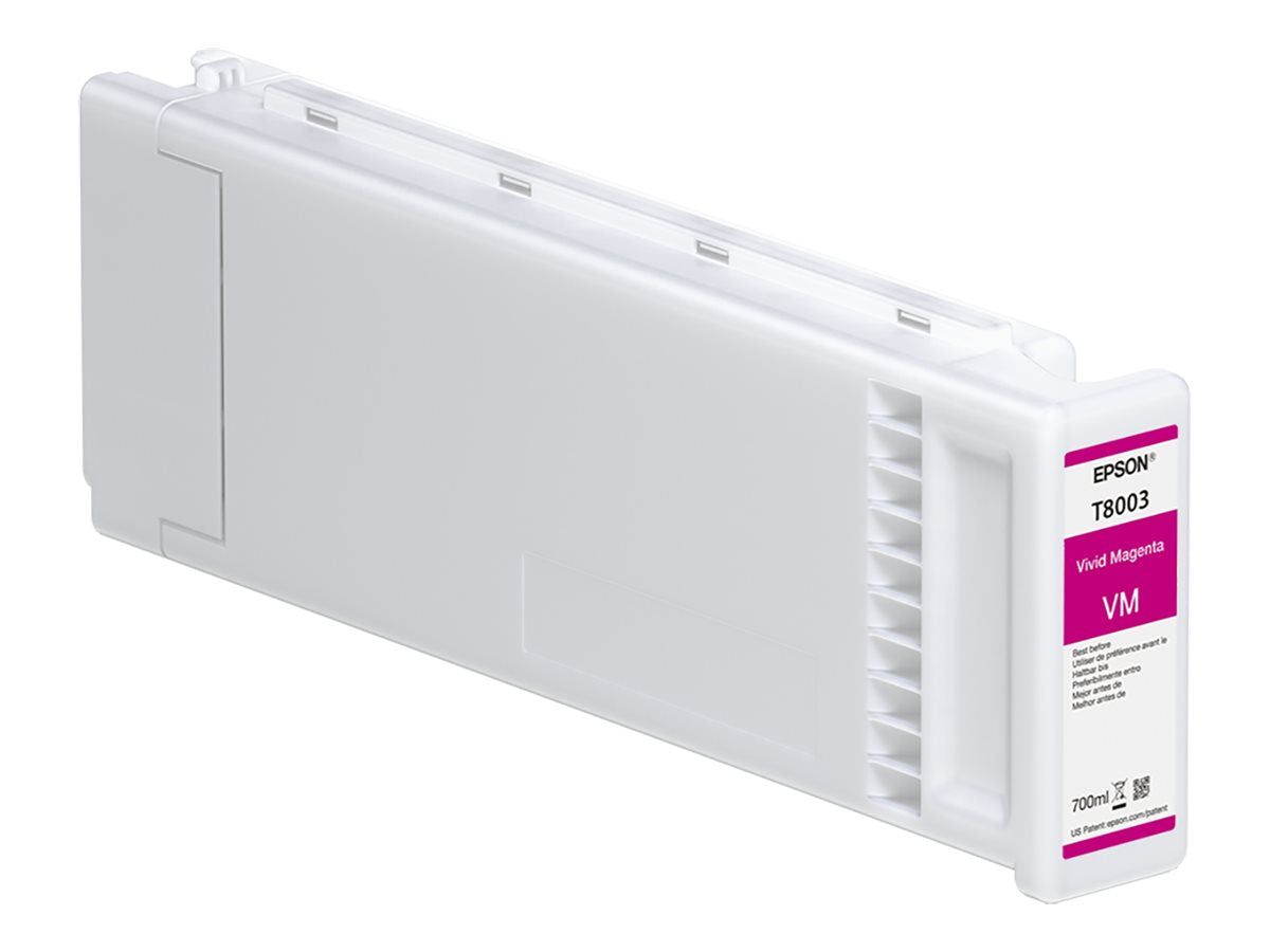 EPSON 5LB Singlepack Vivid Magenta T800300 UltraChrome PRO 700ml - Vorderansicht