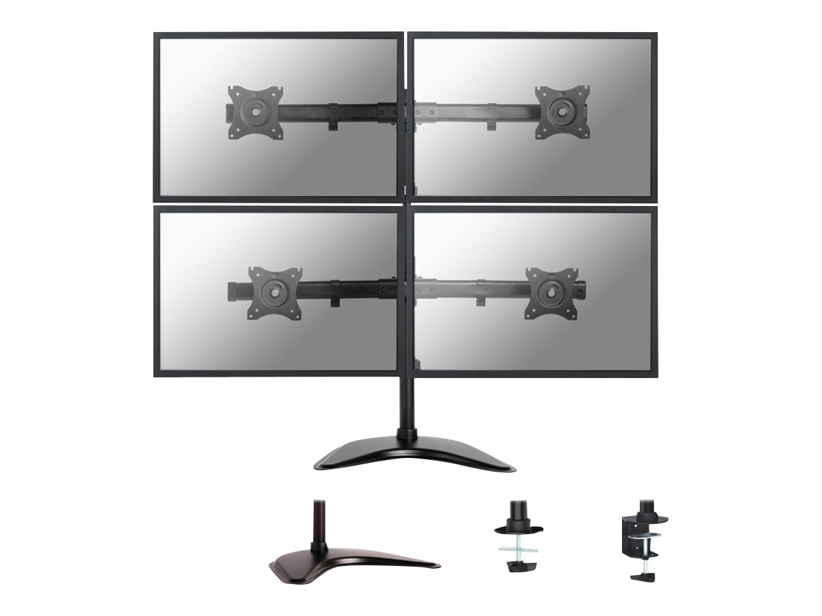 NEOMOUNTS Desk mount 10 - 27 Zoll 2 screens Black Verpackung