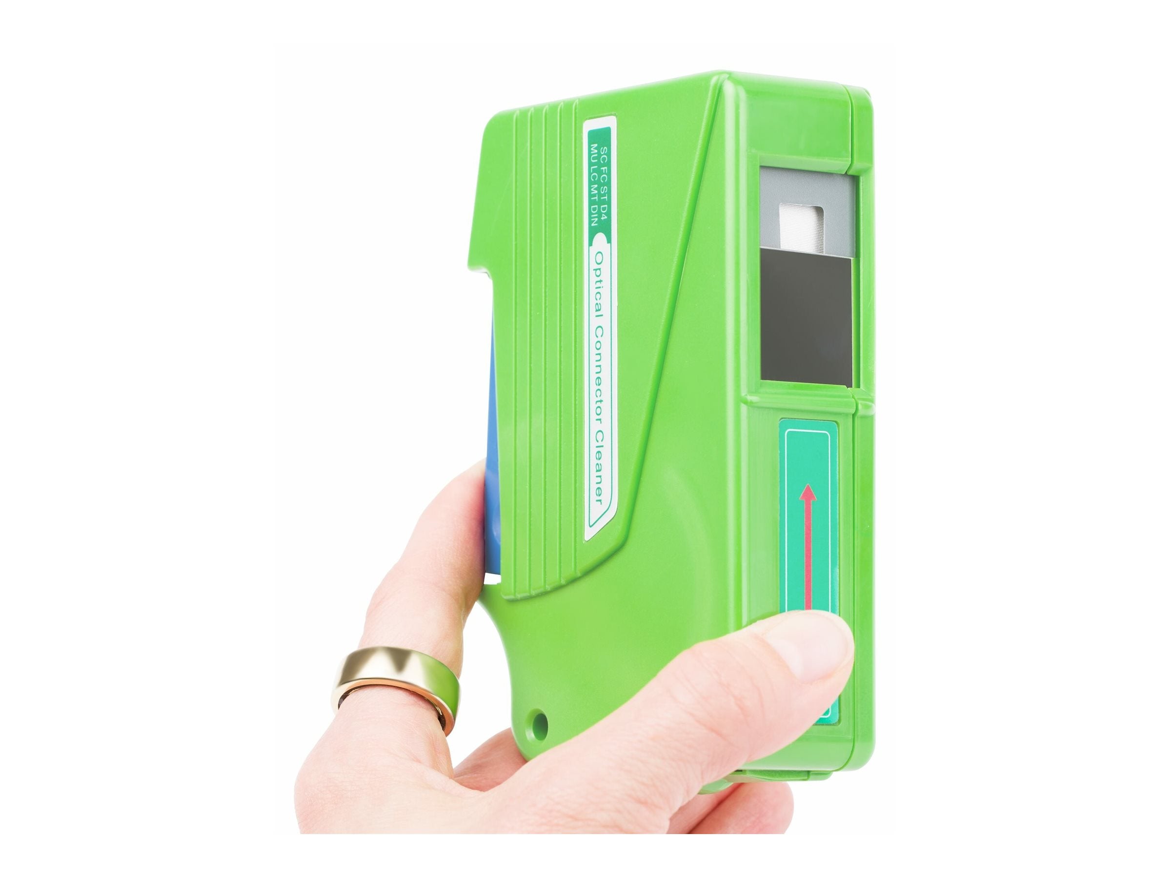 STARTECH.COM Glasfaserreiniger Reinigungskassette fur Glasfaser Steckverbinder LC/SC/ST/FC Glasfaserreinigungsbox