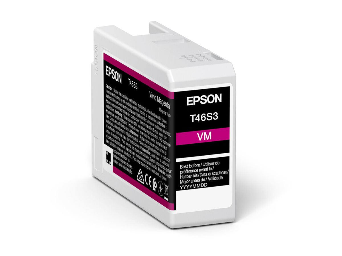 EPSON 5LB Singlepack Vivid Magenta T46S3 UltraChrome Pro 10 ink 25ml - Vorderansicht