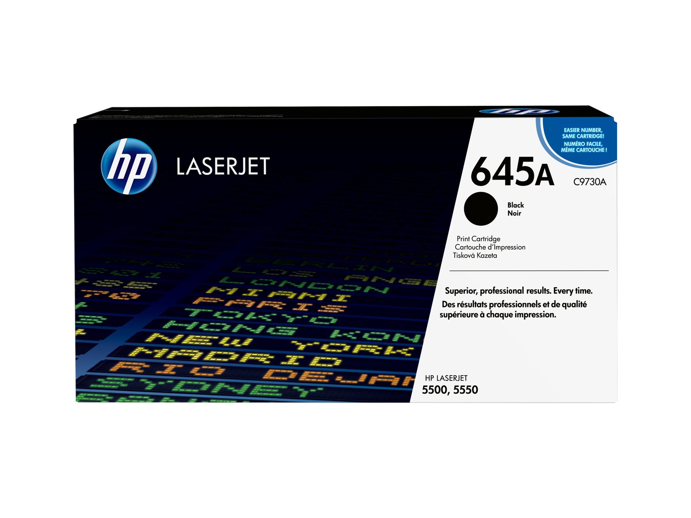 HP 645A Tonerpatrone schwarz Detailansicht