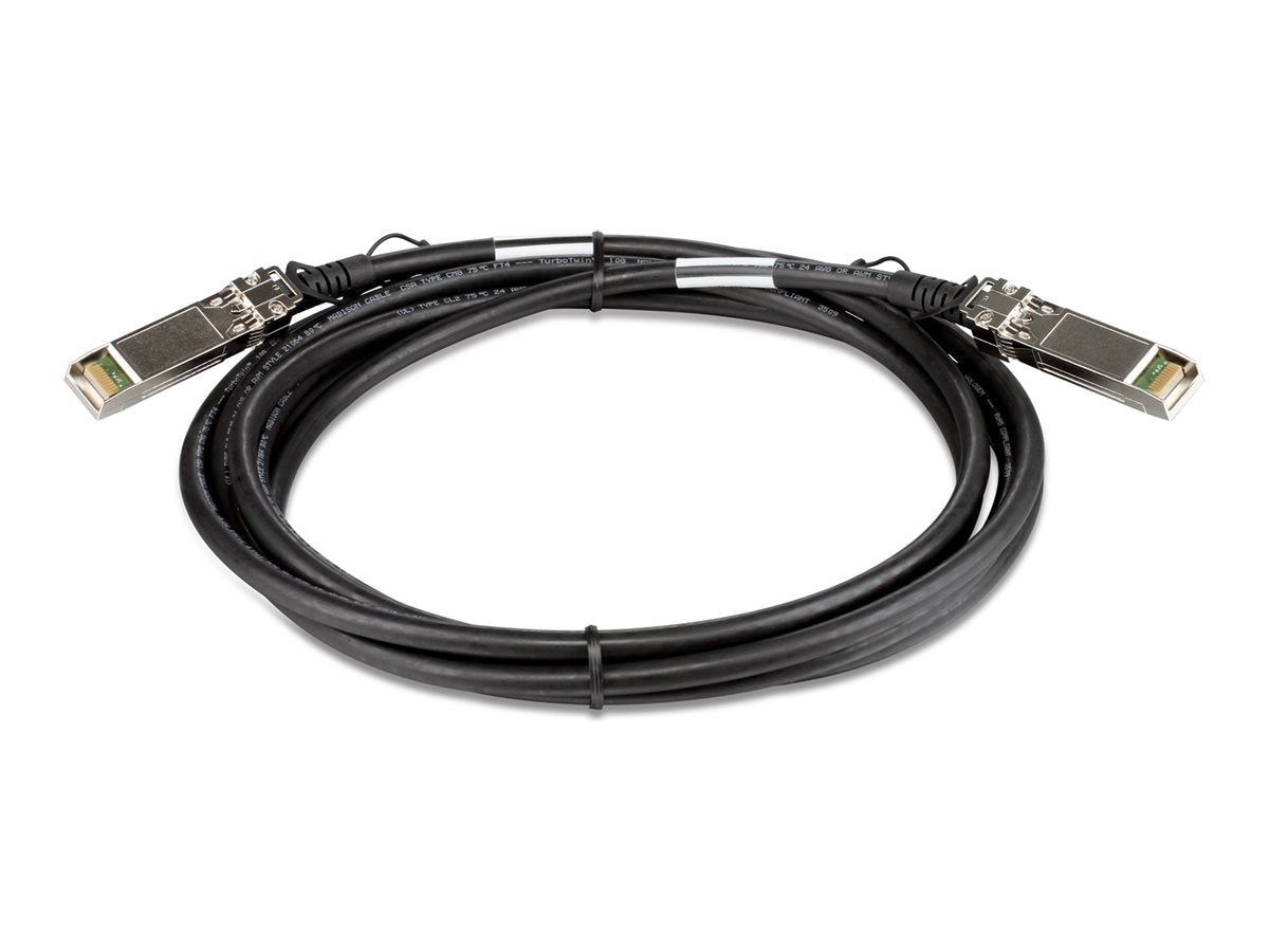 D-LINK DEM-CB300S SFP+ Direct Attach Stacking Kabel 3m - Vorderansicht