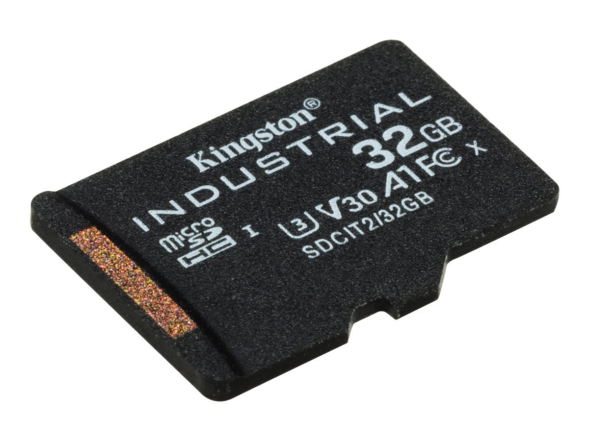 KINGSTON 32GB microSDHC Industrial C10 A1 pSLC Card Verpackung