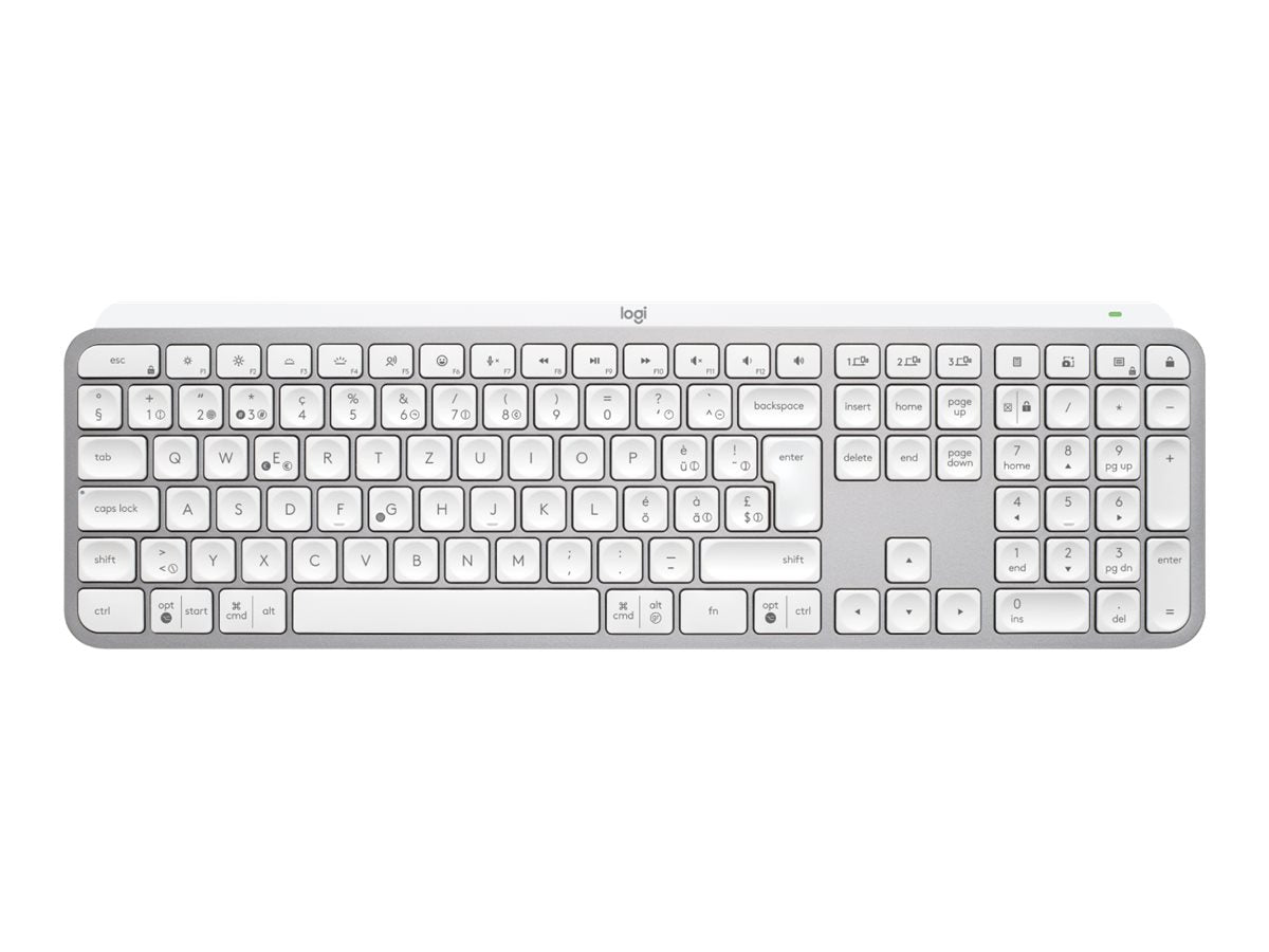 LOGITECH MX Keys S Tastatur Pale Grey - Detailansicht
