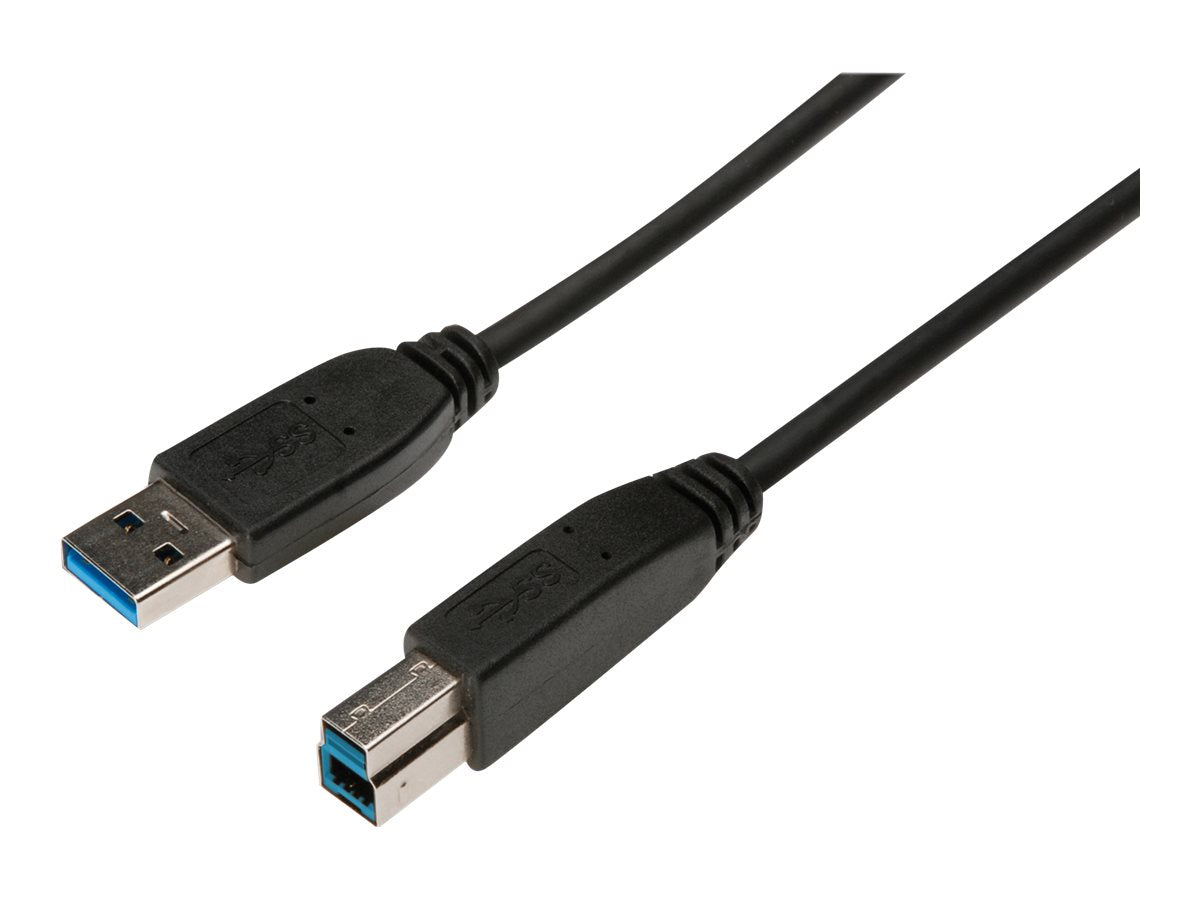 DIGITUS USB 3.0 Verbindungskabel Typ A-B St/St 1,8m - Vorderansicht