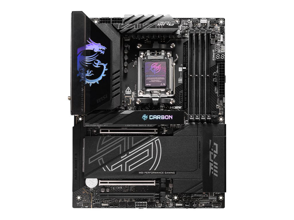 MSI MPG X870E CARBON WIFI Motherboard Vorderansicht