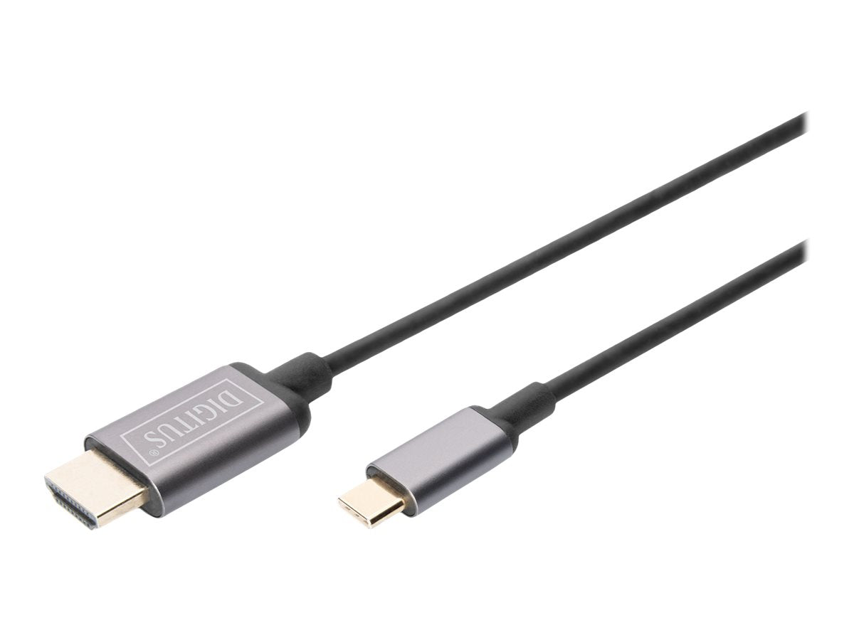 DIGITUS DA-70821 USB-C-HDMI Adapter Anschlussansicht