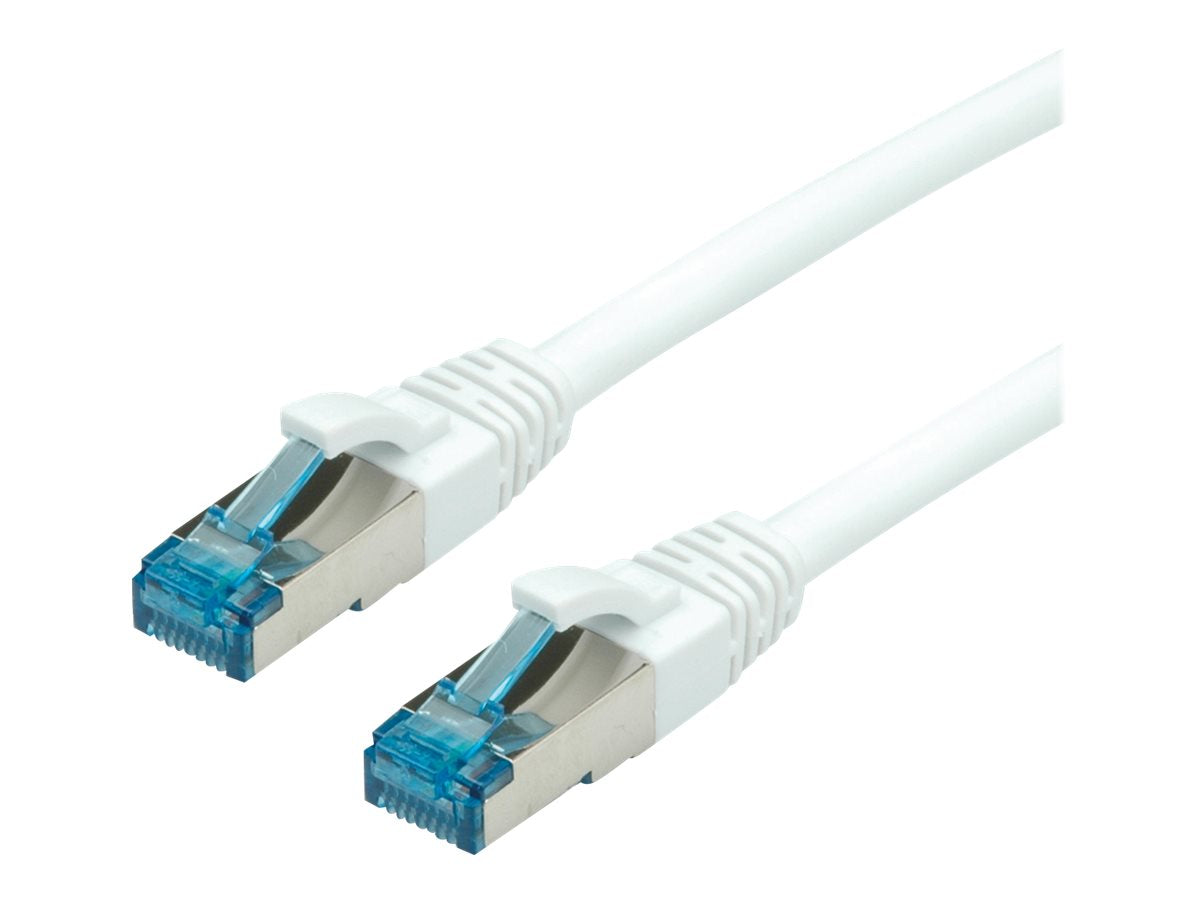 VALUE Patchkabel Kat.6A Class EA S/FTP PiMF LSOH weiss 15m - Verpackung