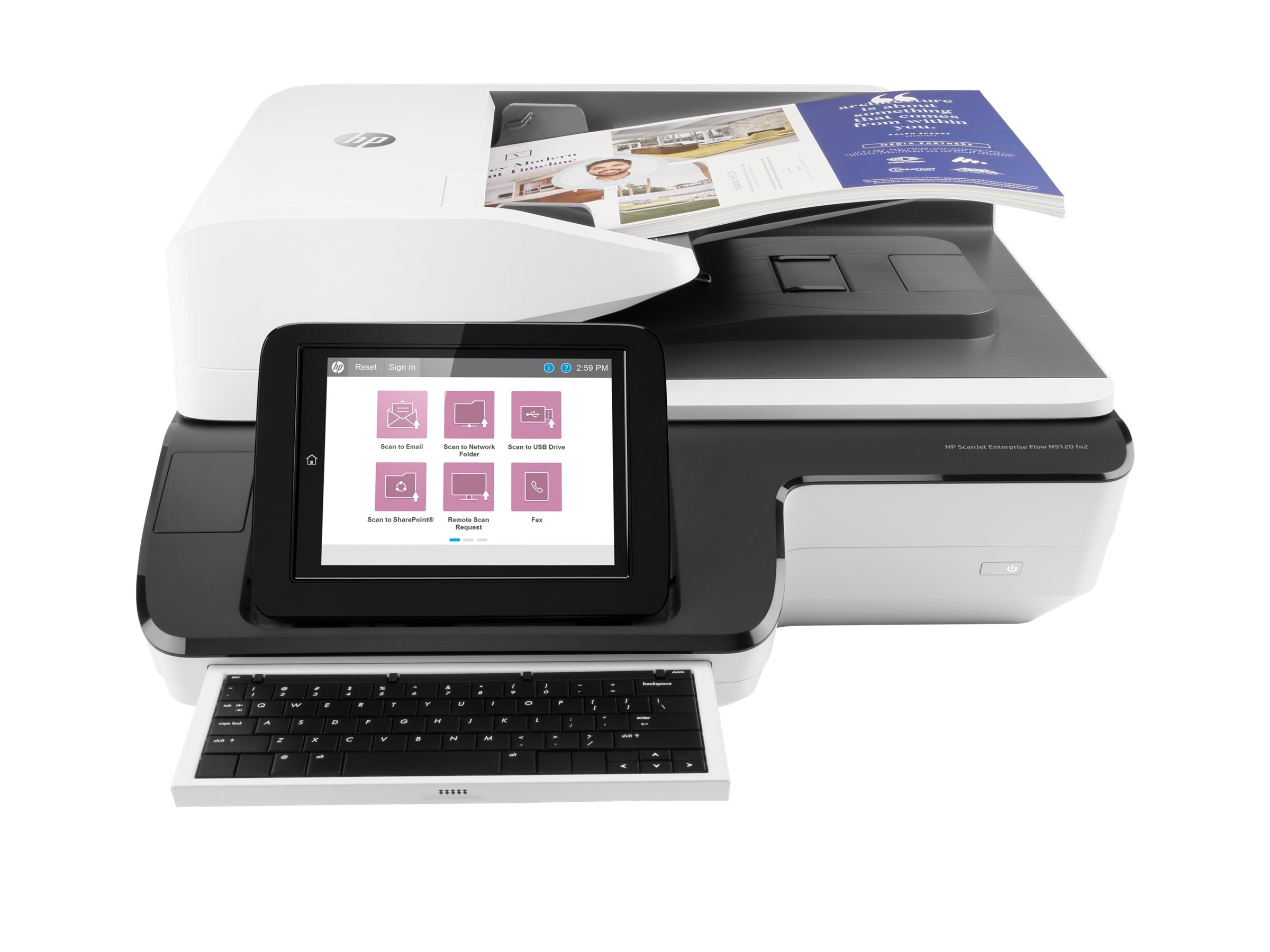 HP ScanJet Enterprise Flow N9120 fn2 Dokumentenscanner - Seitenansicht