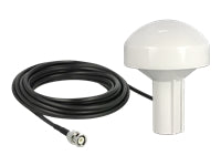 NAVILOCK GNSS GALILEO GPS QZSS Marine Antenne 1575 MHz BNC Stecker 28 dBi direktional mit Anschlusskabel RG-58 U 5 m outdoor weiss