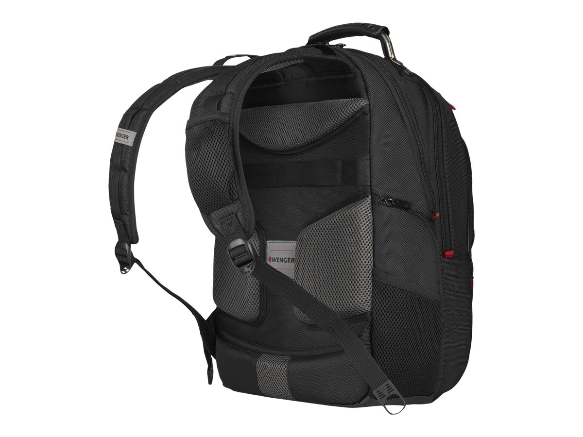 WENGER Pegasus Deluxe Ballistic Deluxe 40,64cm 16Zoll Laptop Backpack Black - Rückansicht