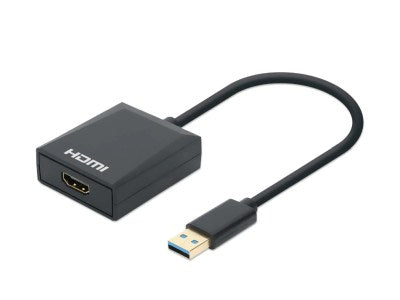 MANHATTAN 1080p USB-A auf HDMI-Adapter Vorderansicht