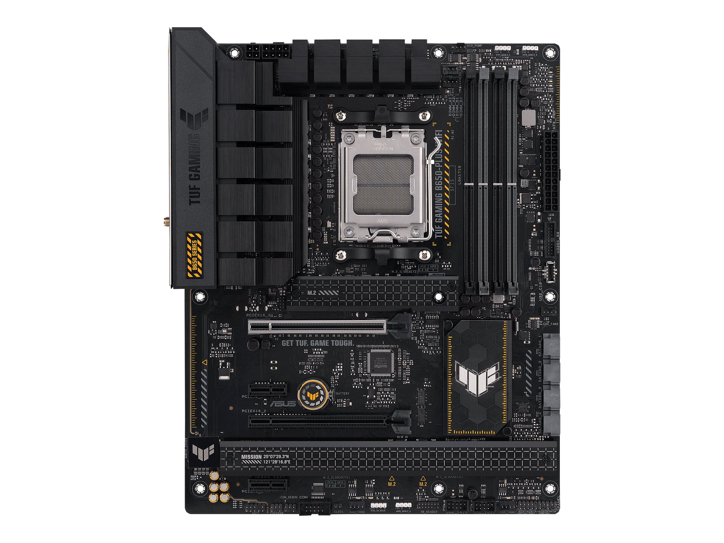 ASUS TUF GAMING B650-PLUS WIFI AM5 DDR5 ATX MB Vorderansicht