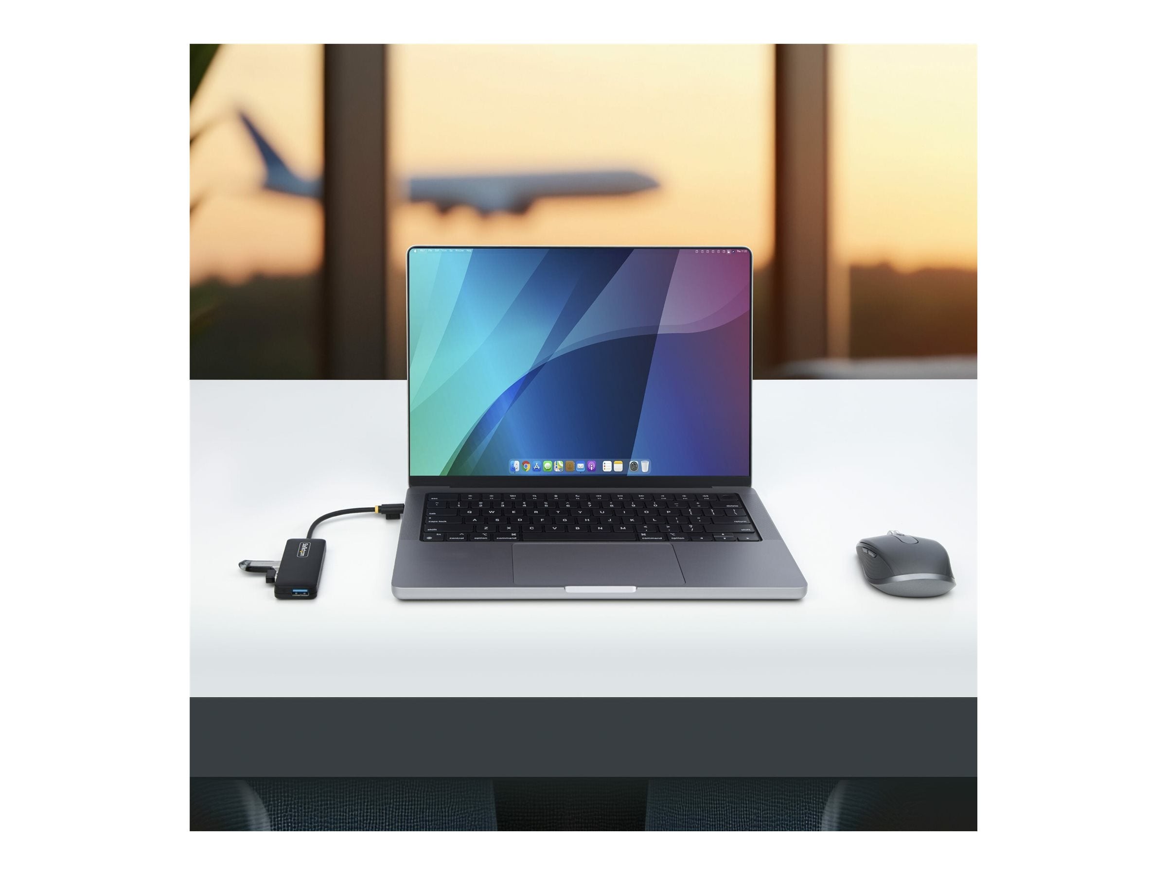STARTECH.COM 4-Port USB-C Hub USB-C zu 4x USB-A Busbetrieben Mini Hub Multi-Port USB 3.0 Splitter Desktop USB Hub