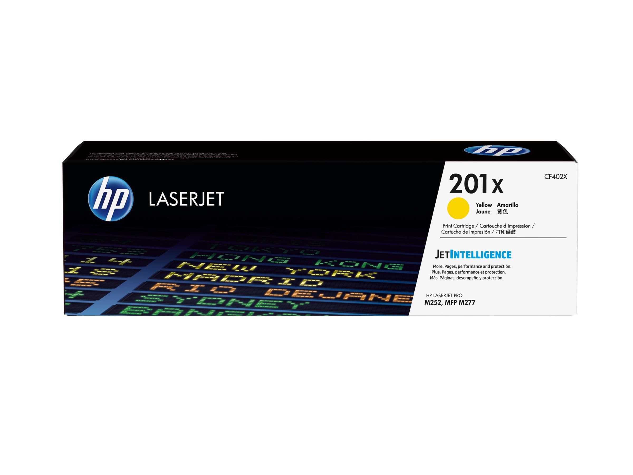 HP 201X Tonerkartusche gelb Detailansicht