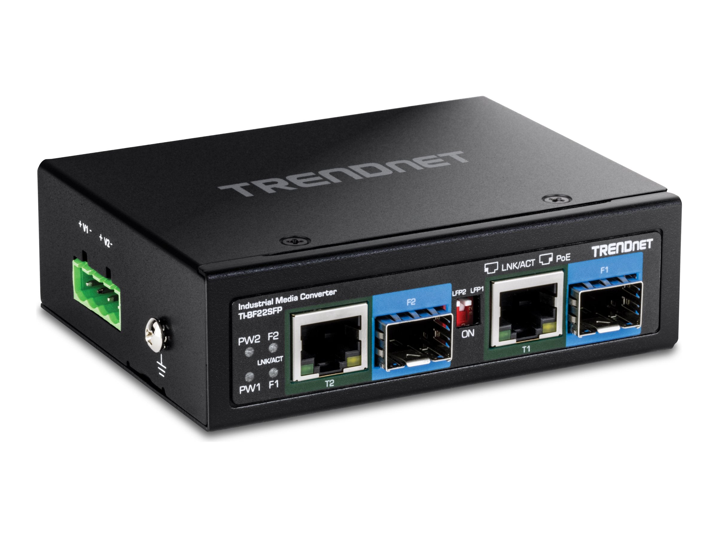 TRENDNET TI-BF22SFP Medien Konverter Vorderansicht