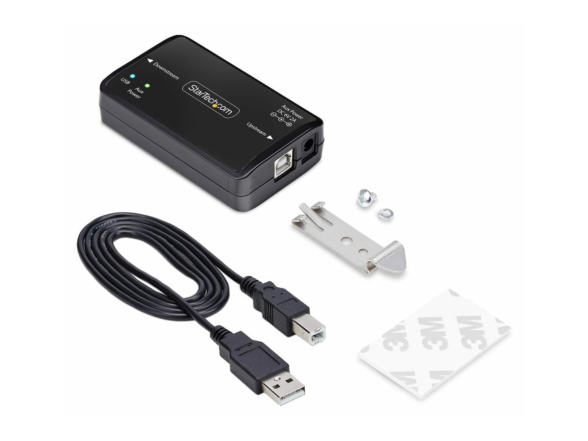 STARTECH.COM Galvanische USB-Trennung 6kV Galvanischer Isolator/Trenner IP40 DIN-Schiene Galvanischetrennung USB 2.0/1.1
