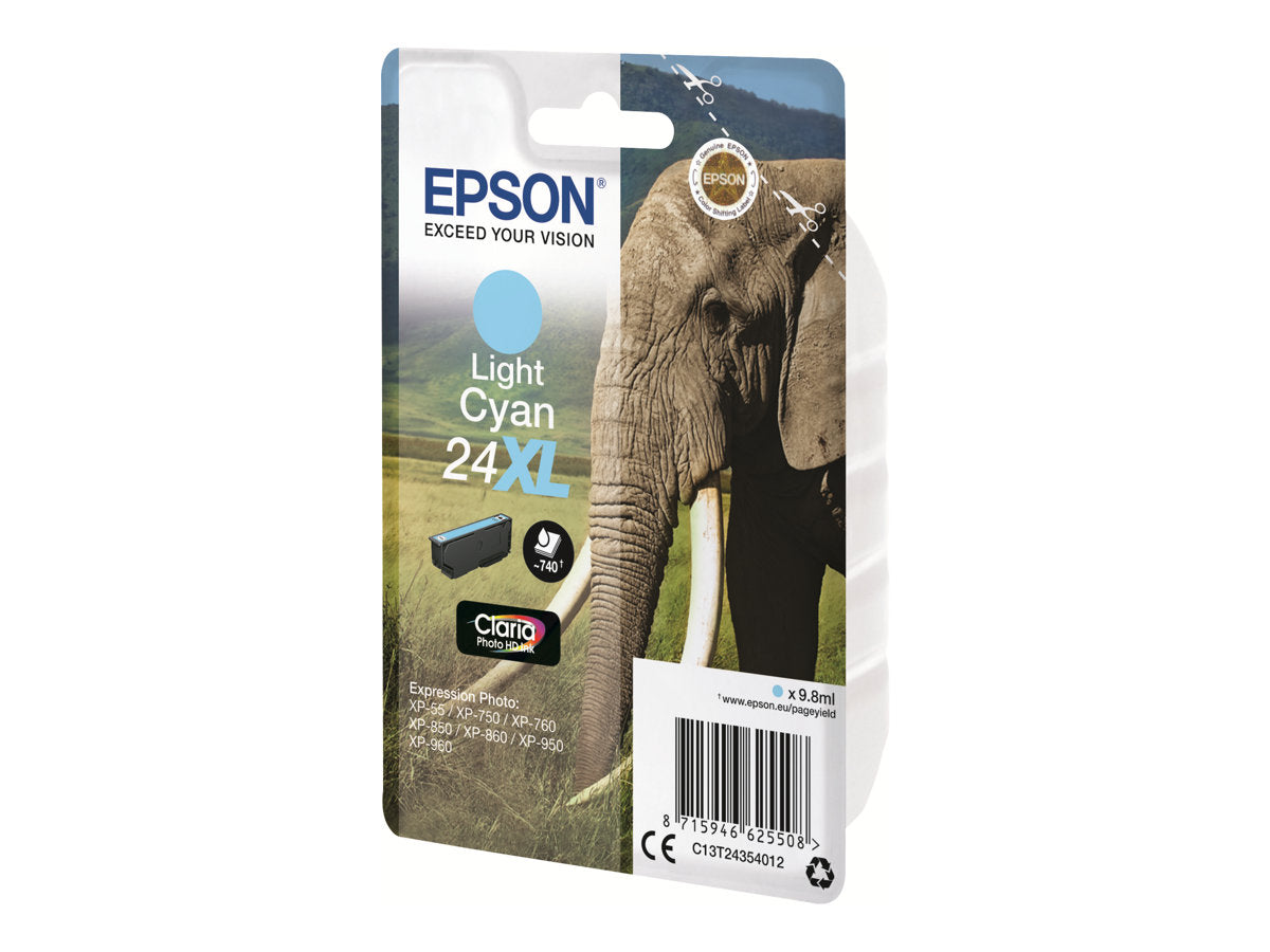 EPSON 5LB 24XL Tintenpatrone light cyan Verpackung
