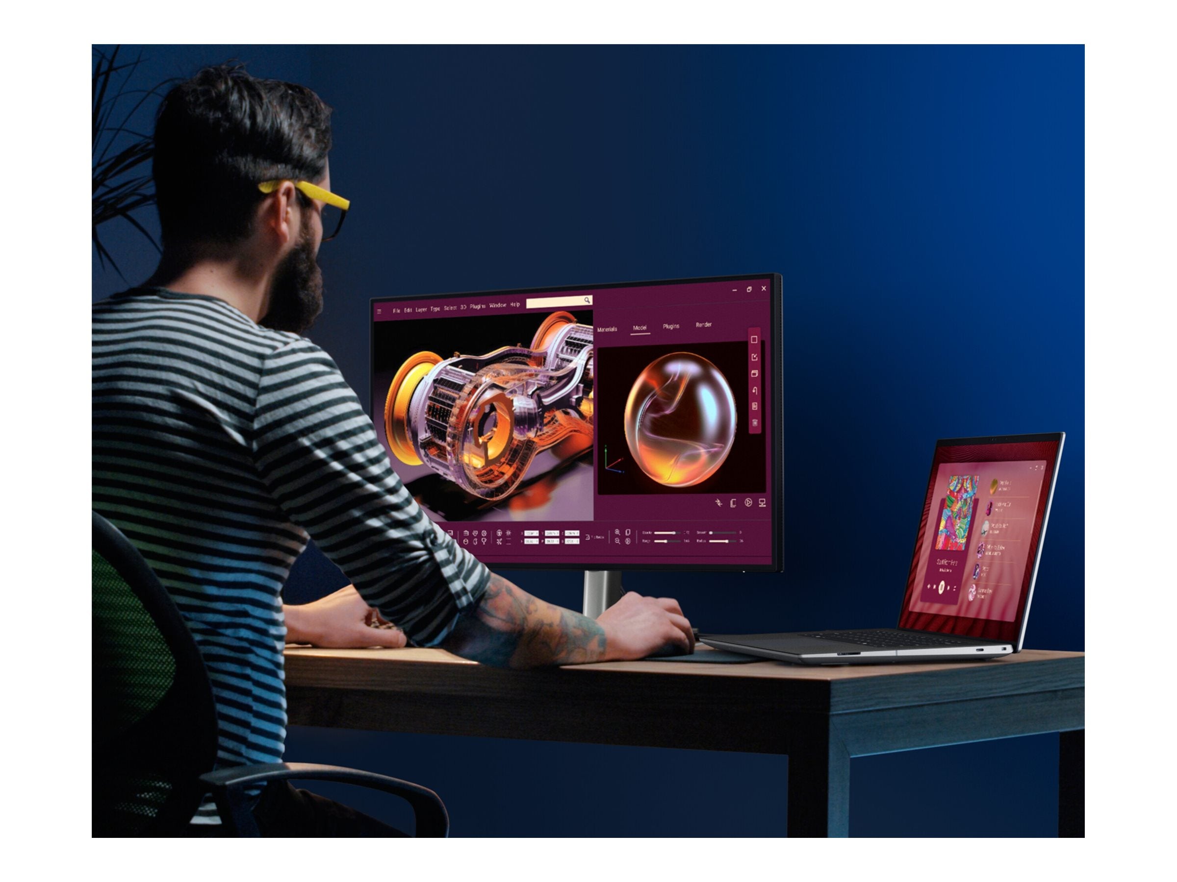 DELL UltraSharp 27 4K Thunderbolt Hub Monitor U2725QE Verpackung