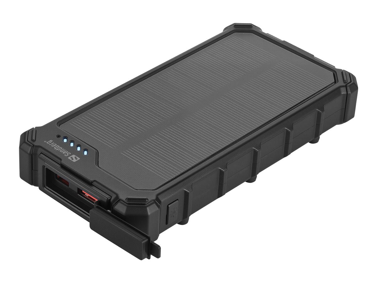 SANDBERG Solar Powerbank CampLED 10000 Vorderansicht
