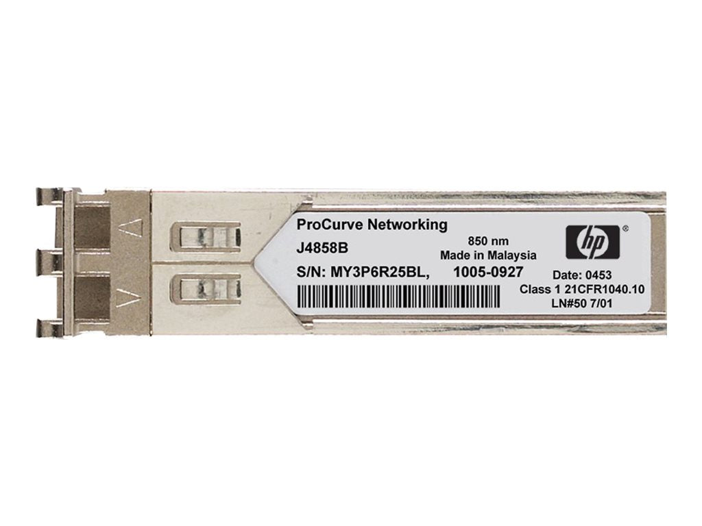 HPE X110 100M SFP LC LX Transceiver Verpackung